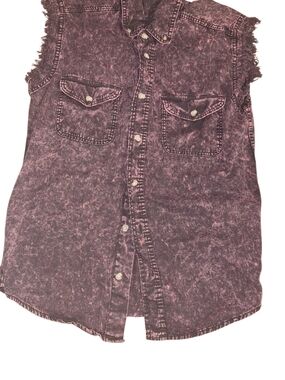 Bikerwear Tie Dye Sleeveless Fringe 2024 Trail of Tears Legendary Short Size M